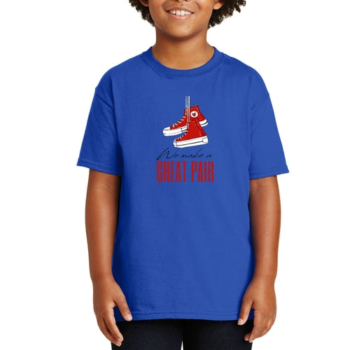 Youth Short Sleeve Graphic T-shirt Say it Soul - we Make a Great Pair